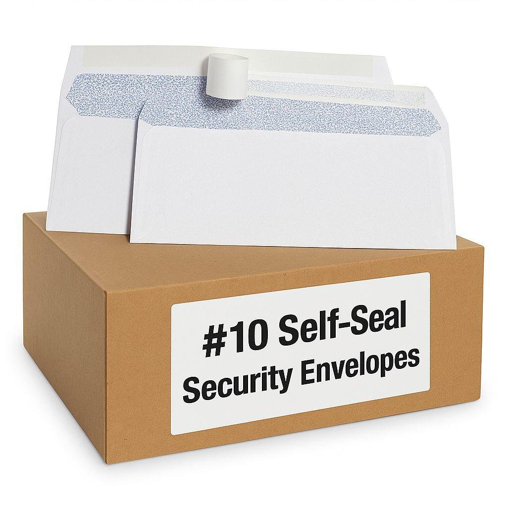 Pack #10 Letter Envelopes Self Seal Envelopes 4-1/8