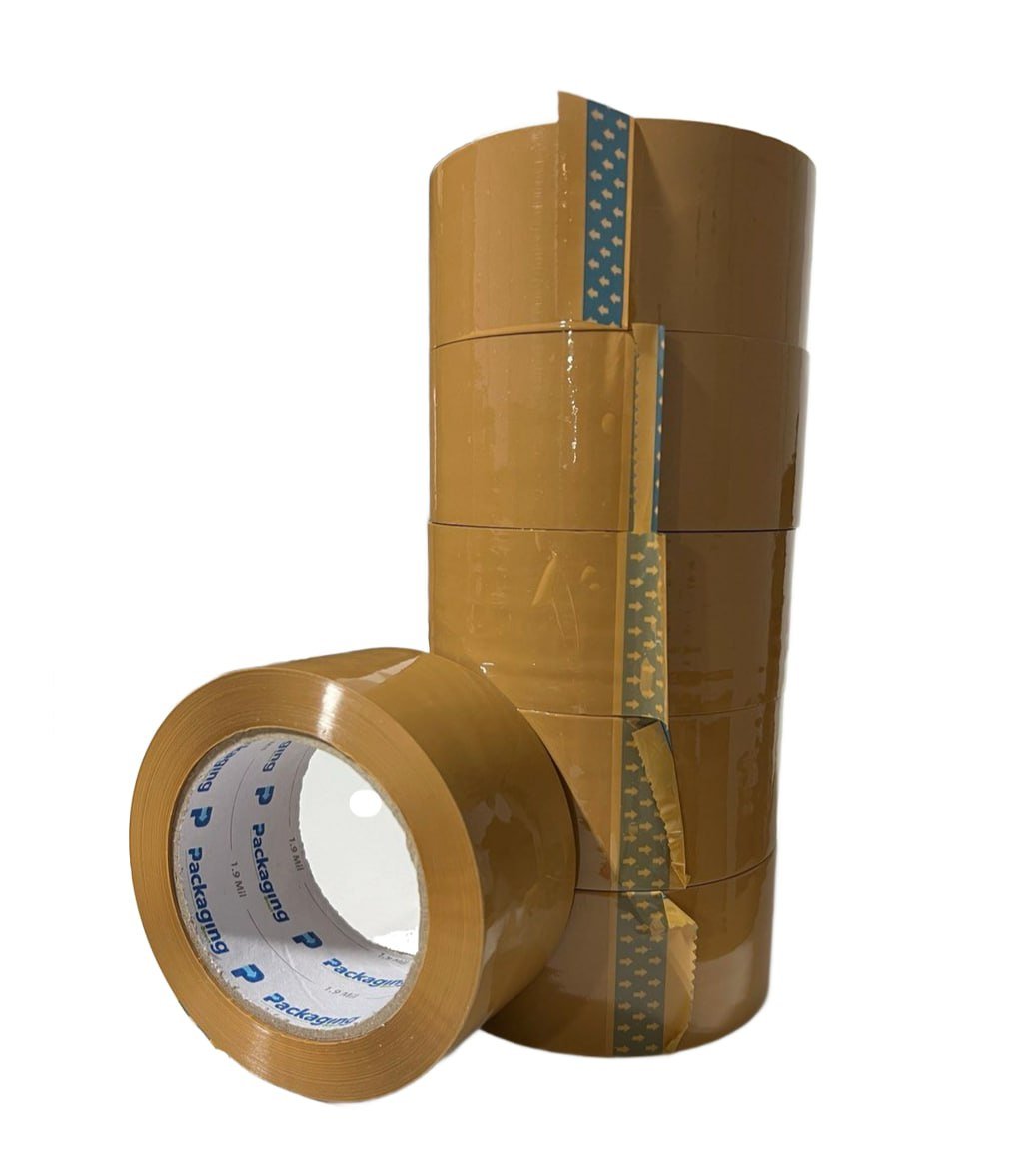 6 Rolls Shipping Packaging Box Packing Sealing Tape 2.0 mil 2